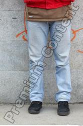 Leg Man White Casual Jeans Average